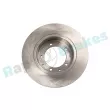 Jeu de 2 disques de frein arrière RAP BRAKES R-D1075 - Visuel 3
