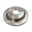 Jeu de 2 disques de frein arrière RAP BRAKES R-D1076 - Visuel 1