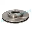 Jeu de 2 disques de frein avant RAP BRAKES R-D1082 - Visuel 2