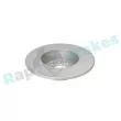 Jeu de 2 disques de frein arrière RAP BRAKES R-D1090C - Visuel 3