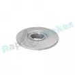 Jeu de 2 disques de frein arrière RAP BRAKES R-D1091C - Visuel 3