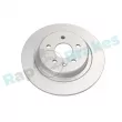 Jeu de 2 disques de frein arrière RAP BRAKES R-D1095C - Visuel 1