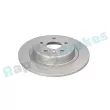 Jeu de 2 disques de frein arrière RAP BRAKES R-D1095C - Visuel 2