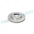 Jeu de 2 disques de frein avant RAP BRAKES R-D1098C - Visuel 2
