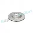 Jeu de 2 disques de frein avant RAP BRAKES R-D1102C - Visuel 2