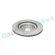 Jeu de 2 disques de frein avant RAP BRAKES R-D1102C - Visuel 3
