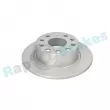 Jeu de 2 disques de frein arrière RAP BRAKES R-D1135C - Visuel 2