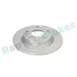 Jeu de 2 disques de frein arrière RAP BRAKES R-D1139C - Visuel 2
