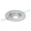 Jeu de 2 disques de frein arrière RAP BRAKES R-D1139C - Visuel 3