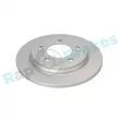 Jeu de 2 disques de frein arrière RAP BRAKES R-D1144C - Visuel 2
