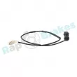 Contact d'avertissement, usure des plaquettes de frein RAP BRAKES R-G0004 - Visuel 1