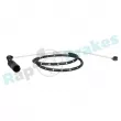 Contact d'avertissement, usure des plaquettes de frein RAP BRAKES R-G0037 - Visuel 1