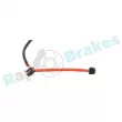 Contact d'avertissement, usure des plaquettes de frein RAP BRAKES R-G0141 - Visuel 2