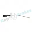 Contact d'avertissement, usure des plaquettes de frein RAP BRAKES R-G0182 - Visuel 1
