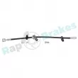 Flexible de frein avant gauche RAP BRAKES R-H0450 - Visuel 1
