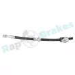 Flexible de frein avant droit RAP BRAKES R-H0597 - Visuel 2