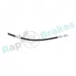 Flexible de frein avant gauche RAP BRAKES R-H0674 - Visuel 3