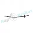Flexible de frein arrière gauche RAP BRAKES R-H0868 - Visuel 3