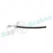 Flexible de frein arrière gauche RAP BRAKES R-H0992 - Visuel 2