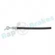 Flexible de frein arrière gauche RAP BRAKES R-H1159 - Visuel 2