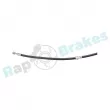 Flexible de frein arrière gauche RAP BRAKES R-H1169 - Visuel 2