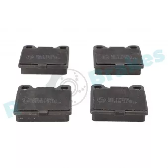 Jeu de 4 plaquettes de frein arrière RAP BRAKES R-P0008