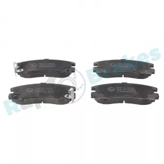 Jeu de 4 plaquettes de frein arrière RAP BRAKES R-P0018