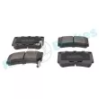 Jeu de 4 plaquettes de frein avant RAP BRAKES R-P0019 - Visuel 2
