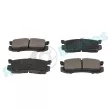 Jeu de 4 plaquettes de frein arrière RAP BRAKES R-P0020 - Visuel 2