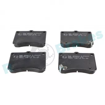 Jeu de 4 plaquettes de frein avant RAP BRAKES R-P0023