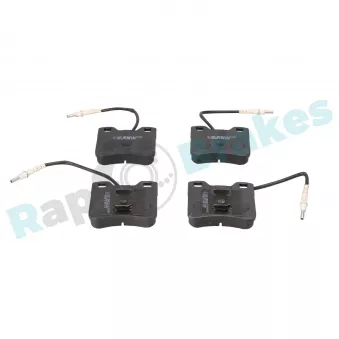 Jeu de 4 plaquettes de frein avant RAP BRAKES R-P0025