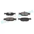 Jeu de 4 plaquettes de frein avant RAP BRAKES R-P0032 - Visuel 3