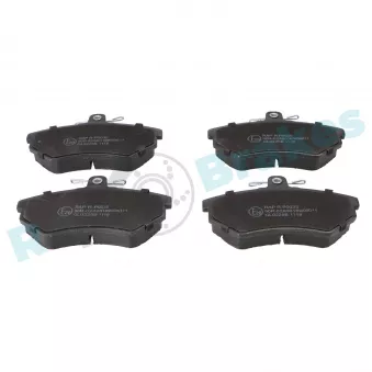 Jeu de 4 plaquettes de frein avant RAP BRAKES R-P0035