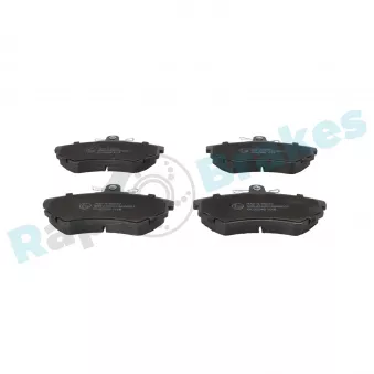 Jeu de 4 plaquettes de frein avant RAP BRAKES R-P0037