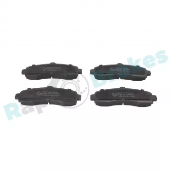 Jeu de 4 plaquettes de frein avant RAP BRAKES R-P0045