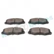 Jeu de 4 plaquettes de frein avant RAP BRAKES R-P0064 - Visuel 3