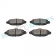 Jeu de 4 plaquettes de frein avant RAP BRAKES R-P0075 - Visuel 3