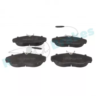 Jeu de 4 plaquettes de frein avant RAP BRAKES R-P0081