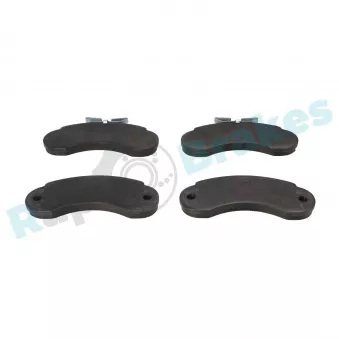 Jeu de 4 plaquettes de frein avant RAP BRAKES R-P0090