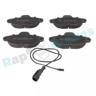 Jeu de 4 plaquettes de frein avant RAP BRAKES R-P0091