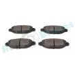 Jeu de 4 plaquettes de frein avant RAP BRAKES R-P0091 - Visuel 3