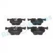 Jeu de 4 plaquettes de frein arrière RAP BRAKES R-P0093 - Visuel 1