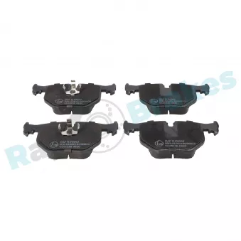 Jeu de 4 plaquettes de frein arrière RAP BRAKES R-P0093