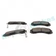 Jeu de 4 plaquettes de frein avant RAP BRAKES R-P0099 - Visuel 3
