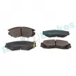 Jeu de 4 plaquettes de frein avant RAP BRAKES R-P0101 - Visuel 2