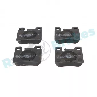 Jeu de 4 plaquettes de frein arrière RAP BRAKES R-P0104