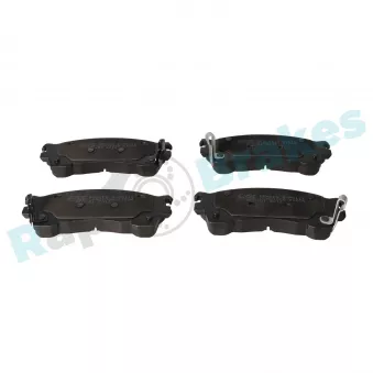 Jeu de 4 plaquettes de frein avant RAP BRAKES R-P0111
