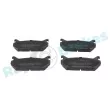 Jeu de 4 plaquettes de frein arrière RAP BRAKES R-P0112 - Visuel 1