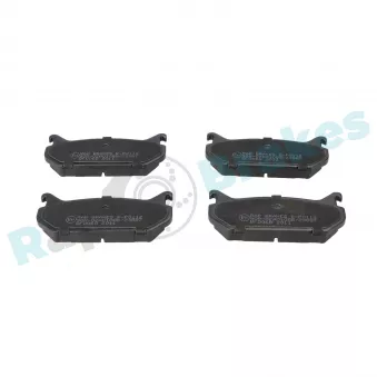 Jeu de 4 plaquettes de frein arrière RAP BRAKES R-P0112