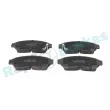 Jeu de 4 plaquettes de frein avant RAP BRAKES R-P0115 - Visuel 1